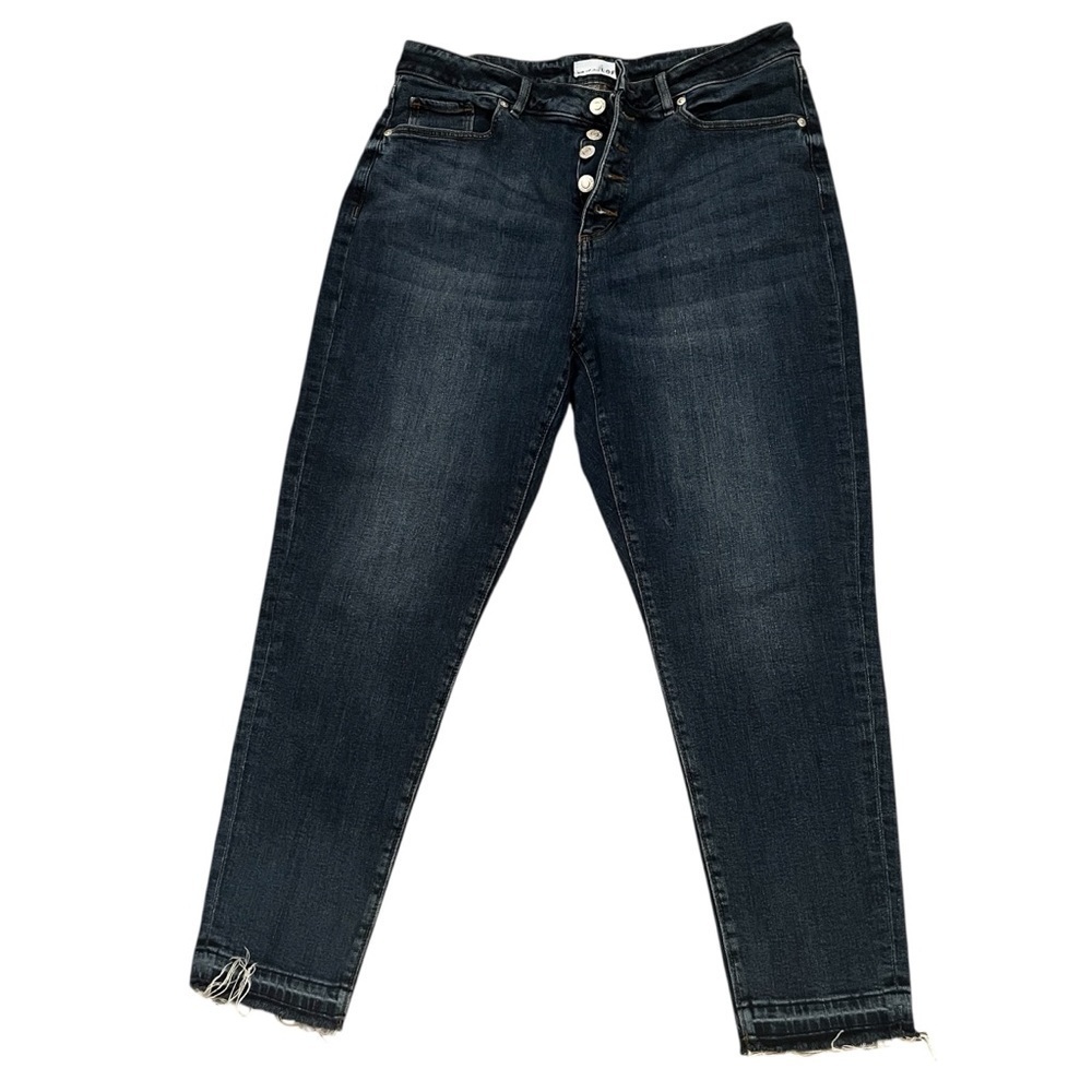 LOFT Midnight Blue Curvy Skiny Cropped Jeans